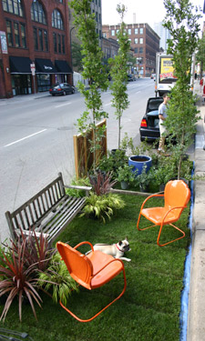 This September 21, take a stand fror urban greenspace by reclaiming an on-street parking spot and transforming it into a temporary urban oasis.